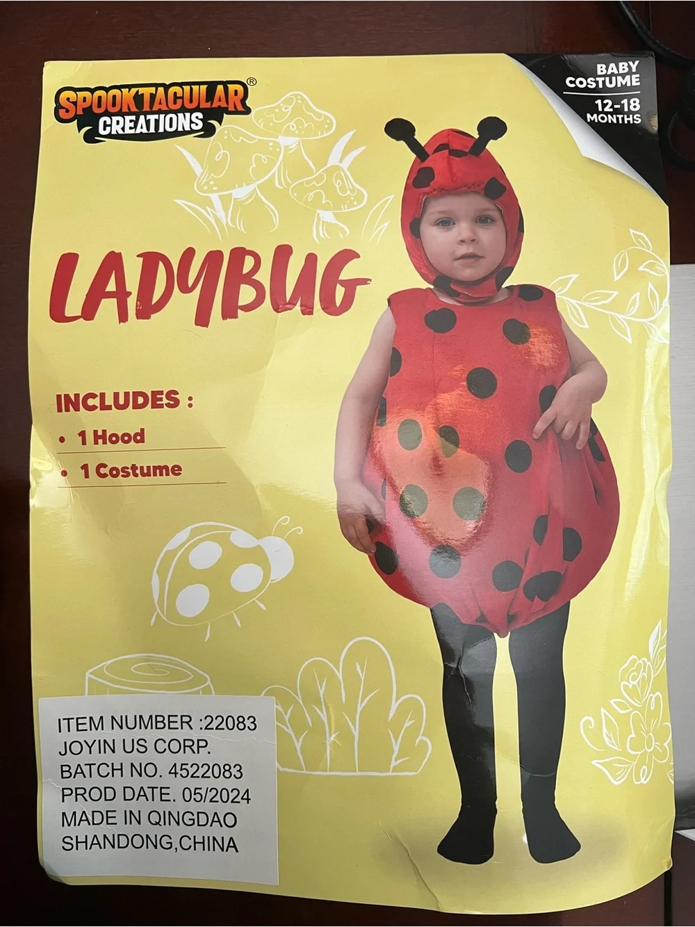 Spooktacular Creations Baby Ladybug Costume - Red
